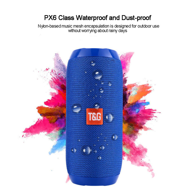 Waterproof Bluetooth Speaker Portable Outdoor Rechargeable Wireless Speaker