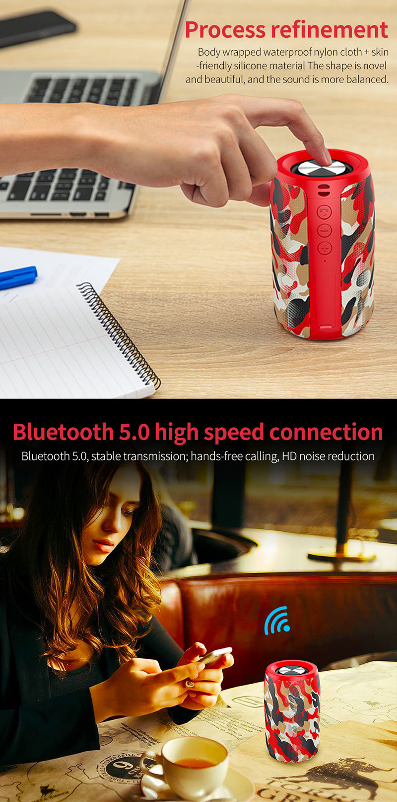 Speakers Bluetooth Waterproof Wireless Mini Portable Bluetooth Speaker