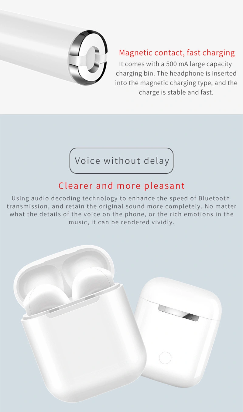 I9s in-Ear Tws Bluetooth Headset Headphones HD Call True Wireless Bluetooth Earphone with Mic