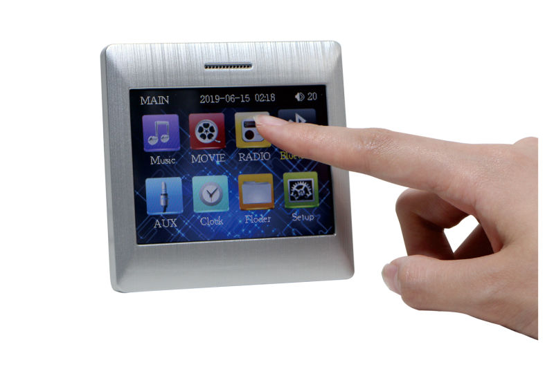 Small Bluetooth Amplifier with Touch Screen for Speaker System