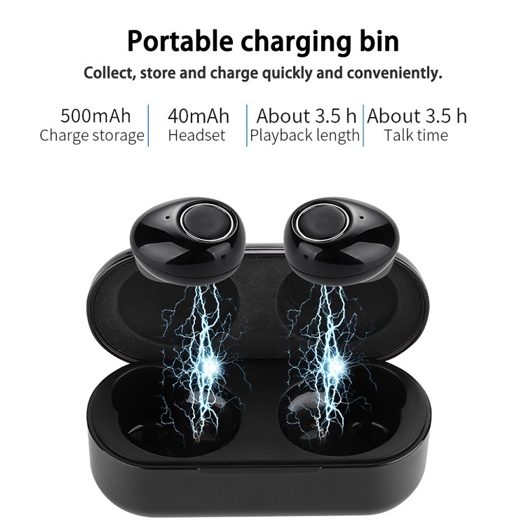 K15 Wireless Earbuds Earphones Mini Twinsstereoearphone Wireless Headphones Headset with Microphone