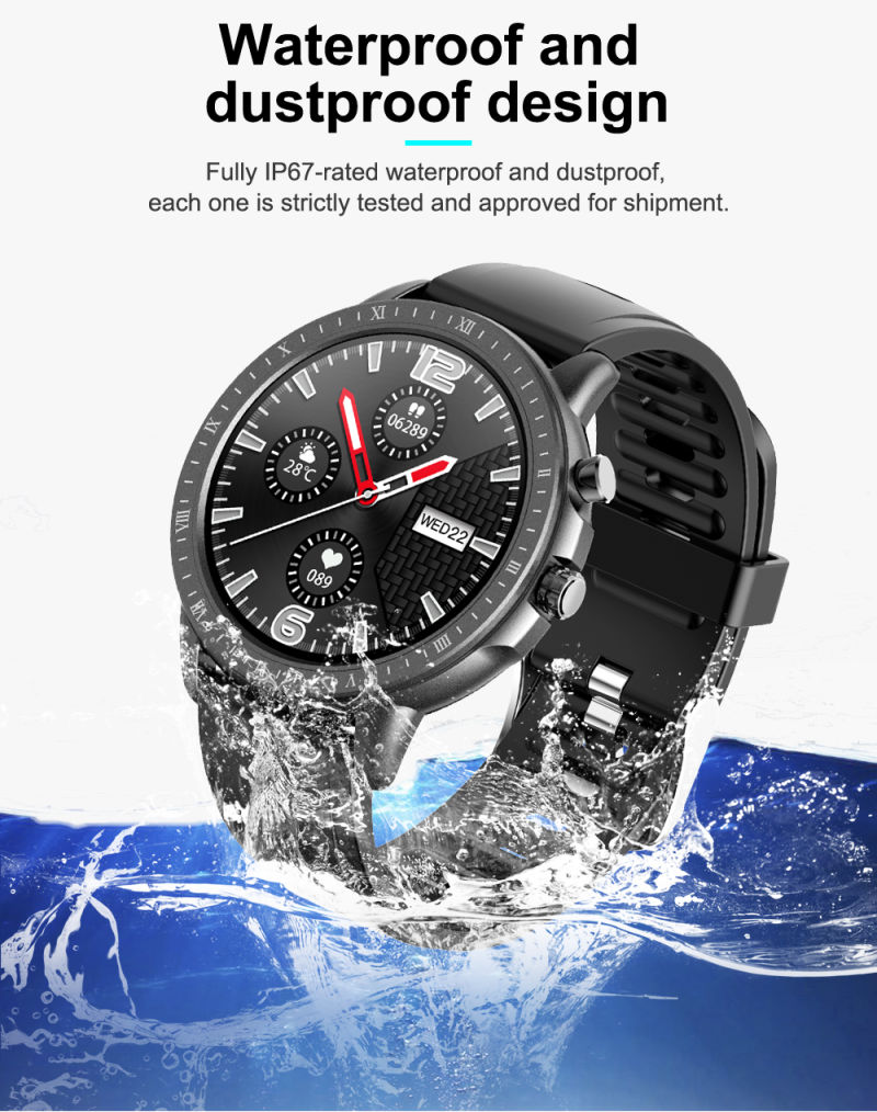 Best Bluetooth 5.0 Heart Monitor Watch Health Tracker Waterproof Smart Watch in Mobile Phone