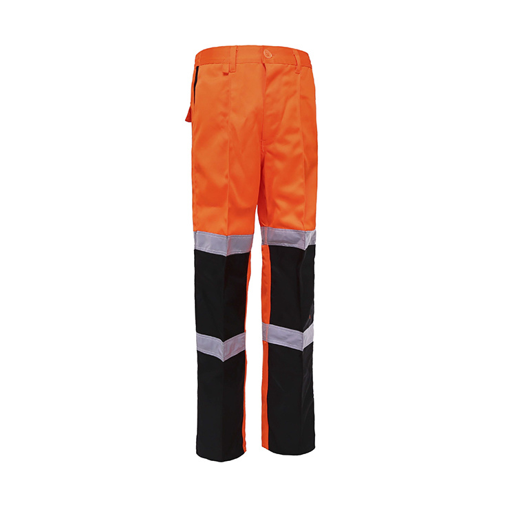 OEM Orange Hi Vis Safety Cargo Work Pants for Men Factory Workman's Work Pants