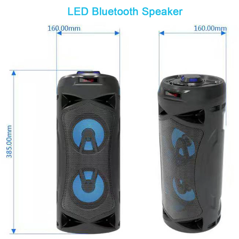 10W Party Wireless Rechargeable Speaker Party Box with Jbl Lighting Bluetooth Audio Sound Speaker Box Amplifier