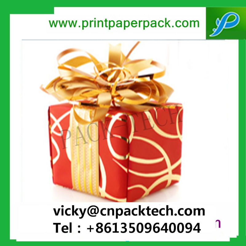 Custom Made Boxes Bespoke Logo Printed Gift Packaging Box Ribbon Party Favor Box