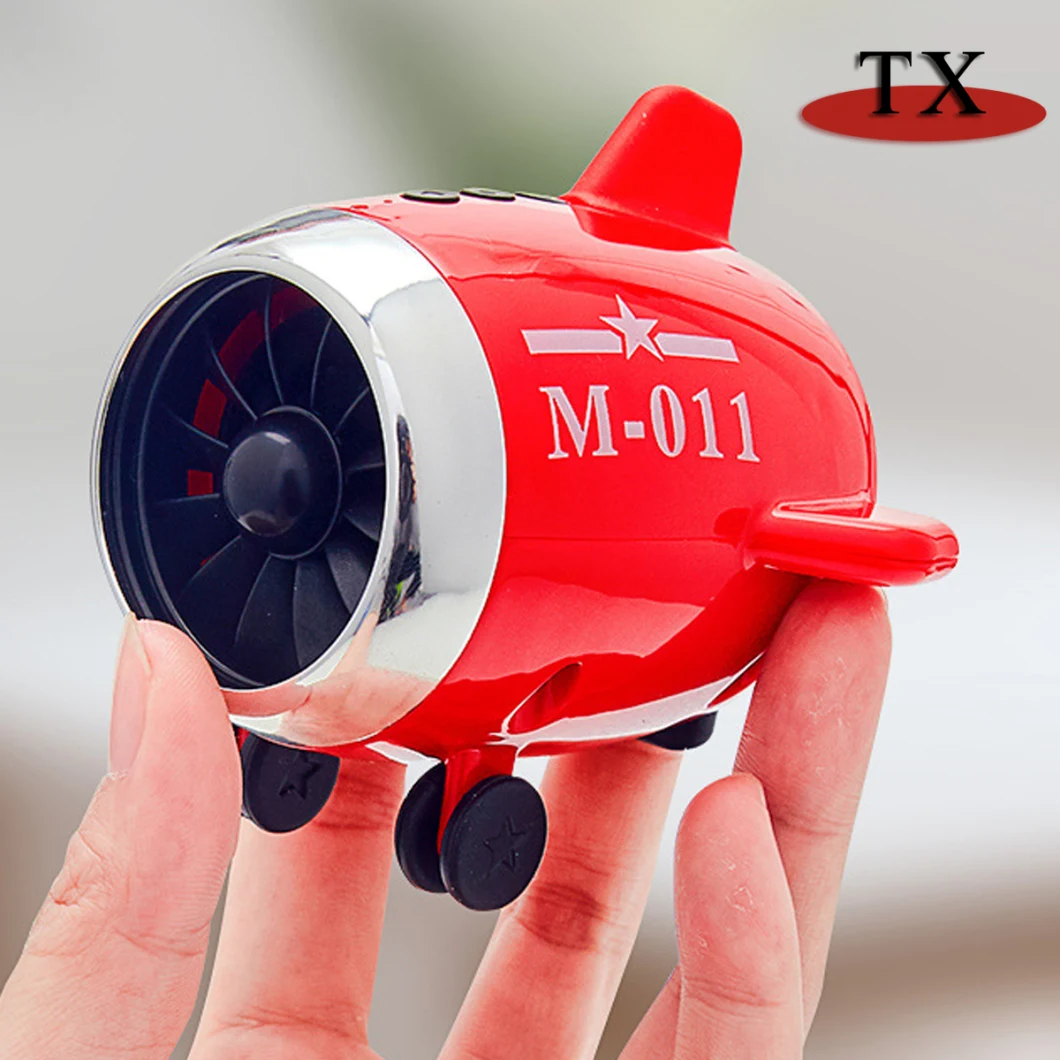 New Creative Mini Aircraft Bluetooth Audio Card Bluetooth Speaker Portable Tws Bluetooth Audio Speaker