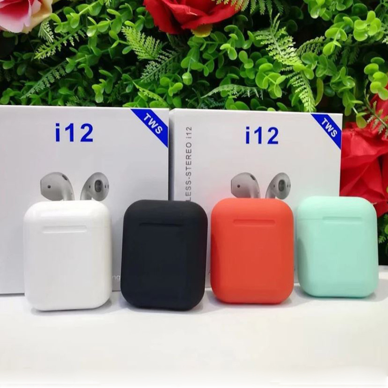 New Hot Selling Bluetooth Headphone Bt 5.0 Wireless Earphone I12 Tws Microphone