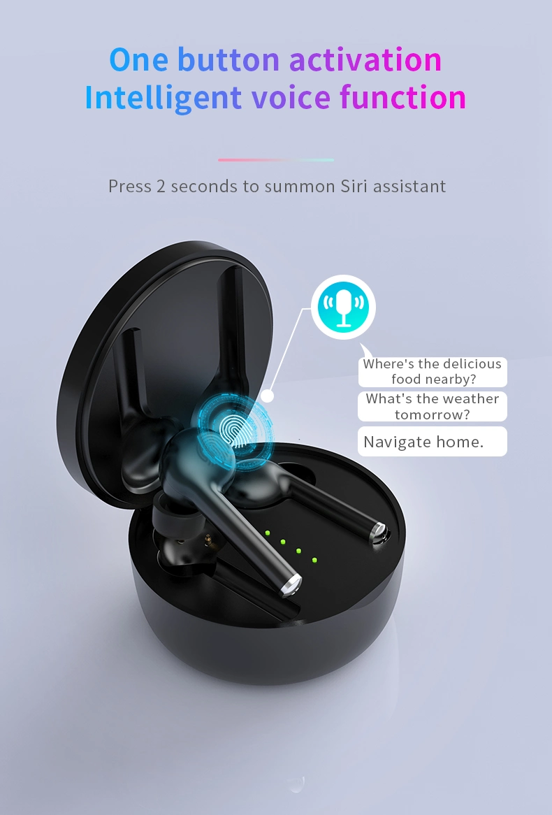 Headset Best Tws 5.0 HiFi Sound Quality Earphones Headphones True Stereo Wireless Earbuds Tw40 Tw50