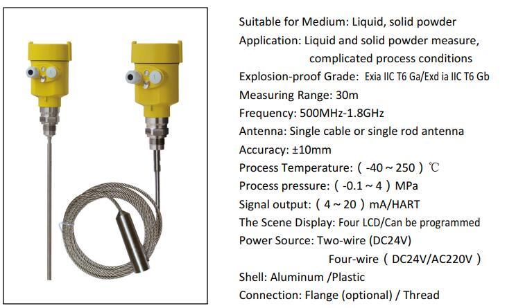 Wave Guided Water Level Sensor for Arduino Radar Level Sensor