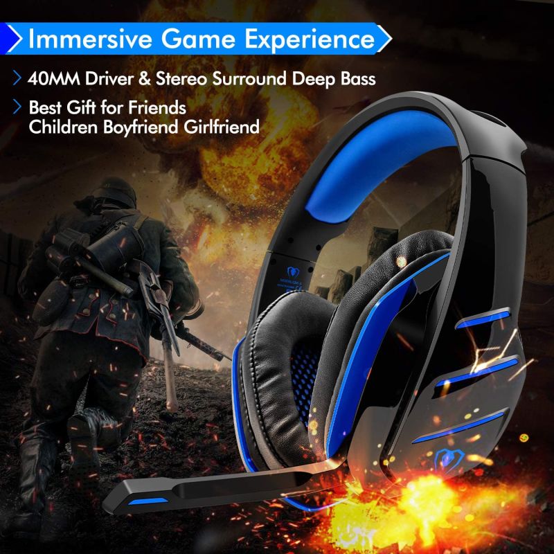 Hot Selling Wireless PC Gaming Headphone Game Headset with Microphone