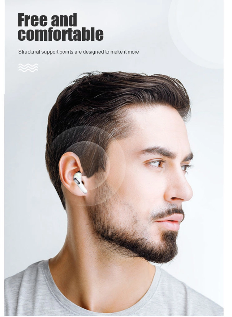 Strong Bass Rename Tws Bluetooth Wireless Earphones Earbuds for iPhone Earphones