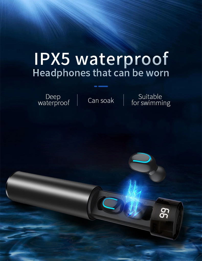 Q67 Tws Wireless Earbuds Earphones with Dual Mic Waterproof Earphones