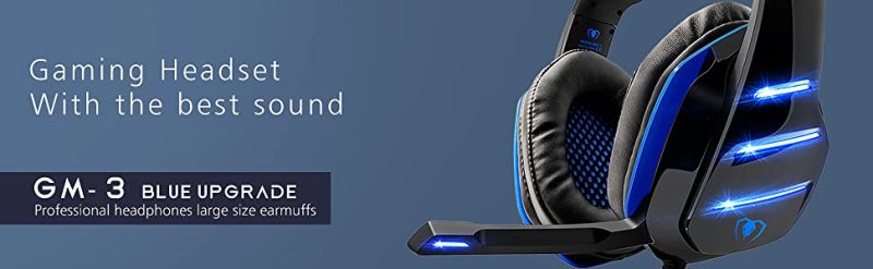 Professional 3.5mm PC Gaming Mic Headset for Game Headphone