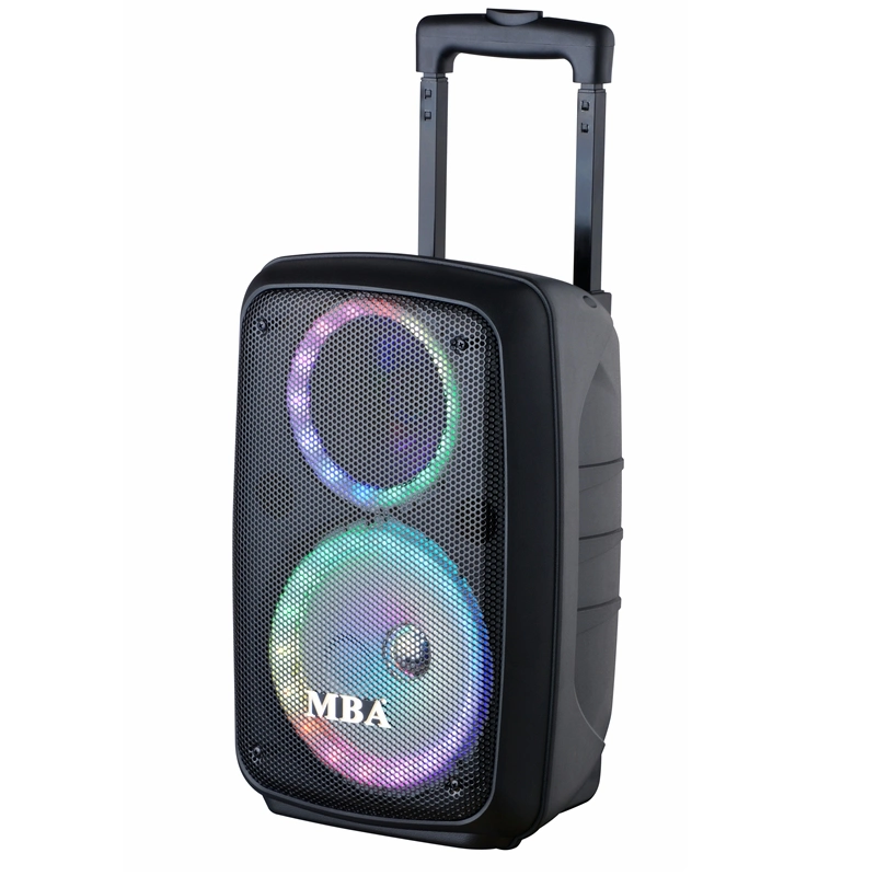 New Professional Subwoofer Wireless Home Theater Karaoke Party Portable Bluetooth Party PRO Audio Active Trolley Speaker