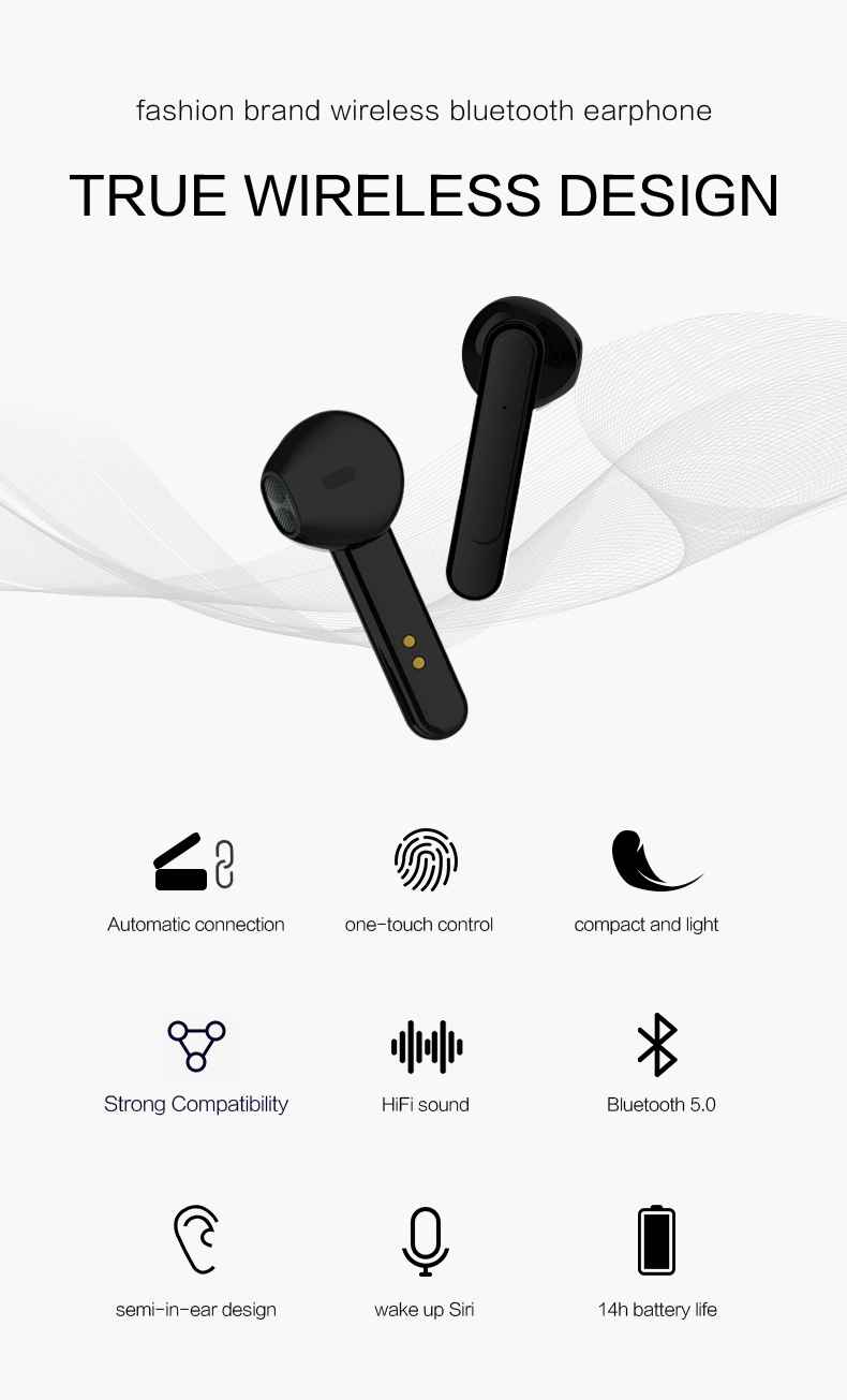 2021 1: 1 Original Tws Earphone Wireless Bluetooth Earbuds Noise Cancelling Earphones Sports Headphone Earphone