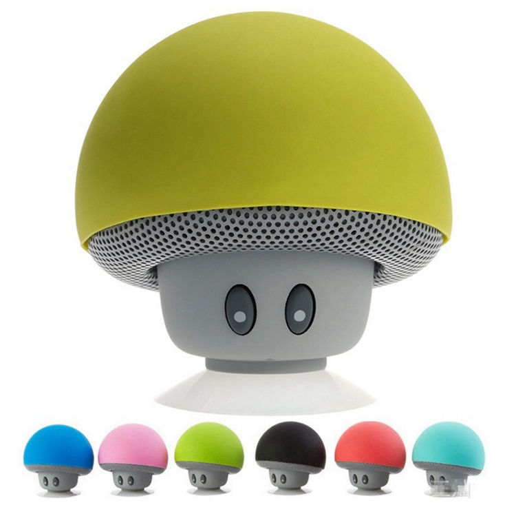 Mini Speaker Bluetooth Mushroom Shape Loudspeaker Super Bass Stereo for iPhone Andriod Mobile Phone