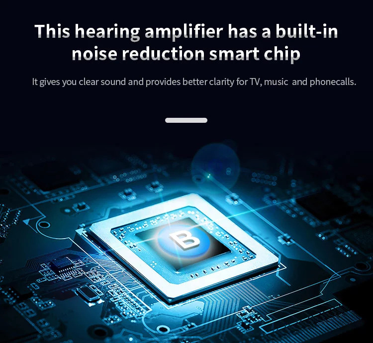 A-360 Bluetooth Analog Bte Hearing Aid Amplifier for Hearing Loss