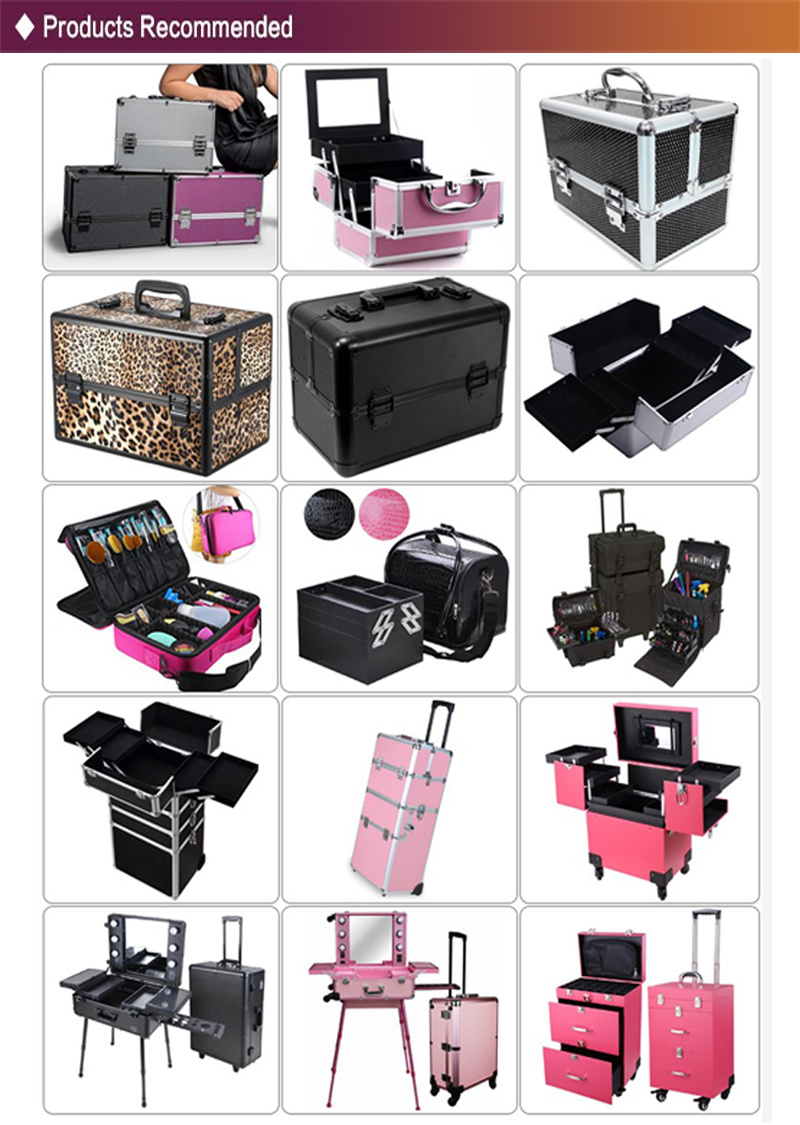 Big Type LED Multimedia Makeup Box with Bluetooth Speakers