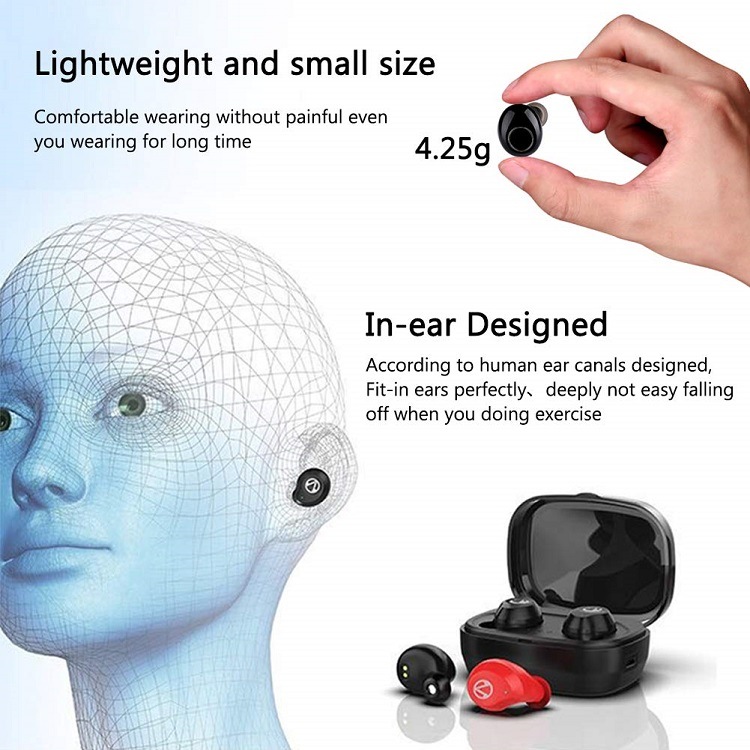 K15 Wireless Earbuds Earphones Mini Twinsstereoearphone Wireless Headphones Headset with Microphone