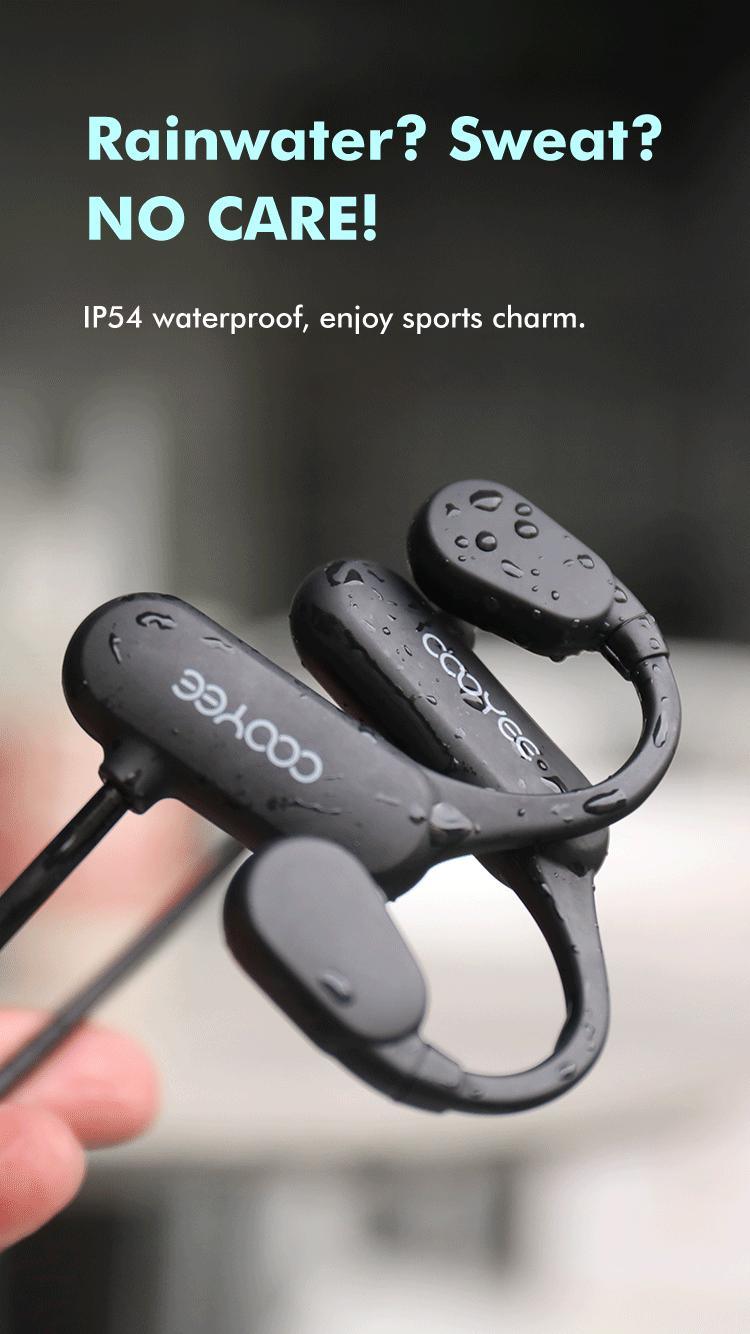 Wireless Sports Bluetooth Earphone Bone Conduction Speakers Running Headphone Motorcycle Headset