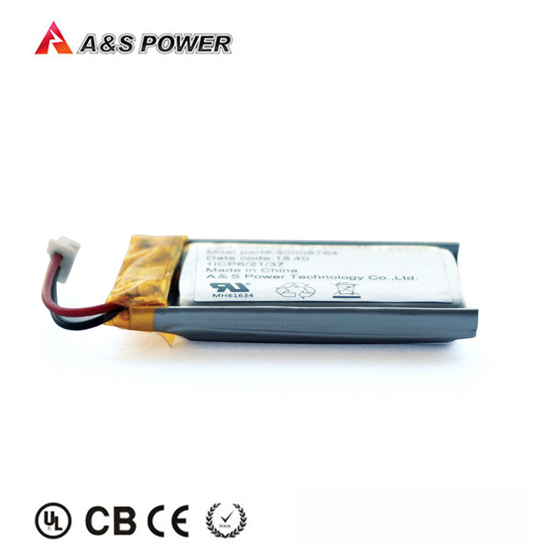 Kc Certificated Rechargeable 3.7V350mAh Li Polymer Battery for Bluetooth Headset