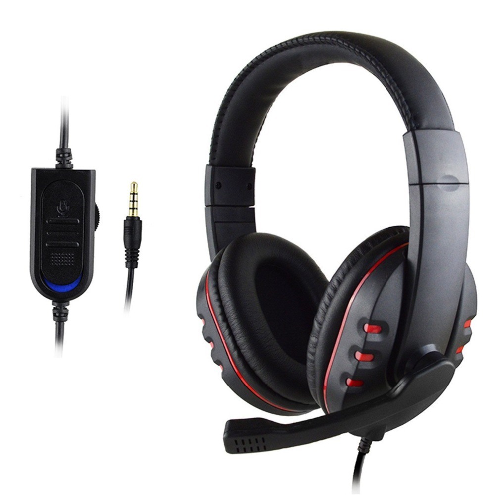 Gaming Headset LED Headphones USB Wired Game Headphones with Mic for PC Laptop PS4 xBox Computer