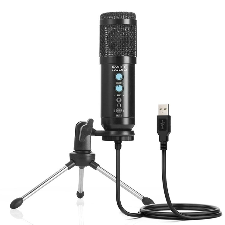 Computer Professional Studio Condenser Sound Recording Speaker Headphone Microphone Bluetooth Speaker