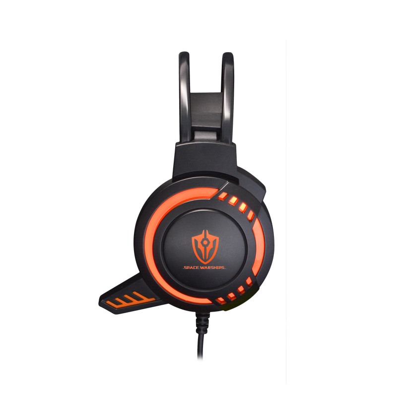 LED Colorful PC Gaming Headset Computer Sports Wired Headphone