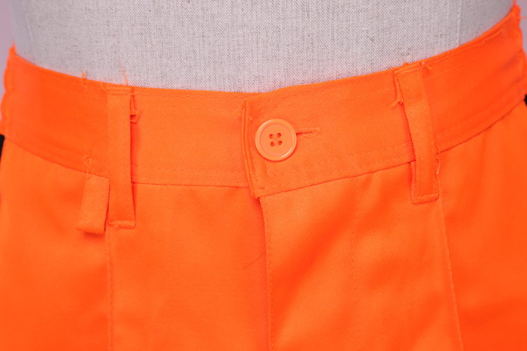 OEM Orange Hi Vis Safety Cargo Work Pants for Men Factory Workman's Work Pants