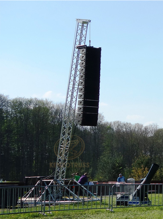 Aluminum Line Array Speaker Truss Tower Stand