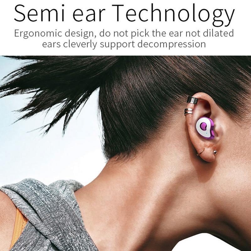 Tws Se-6 Bt 5.0 Mini Stereo Earbuds Bluetooth Wireless Earphone