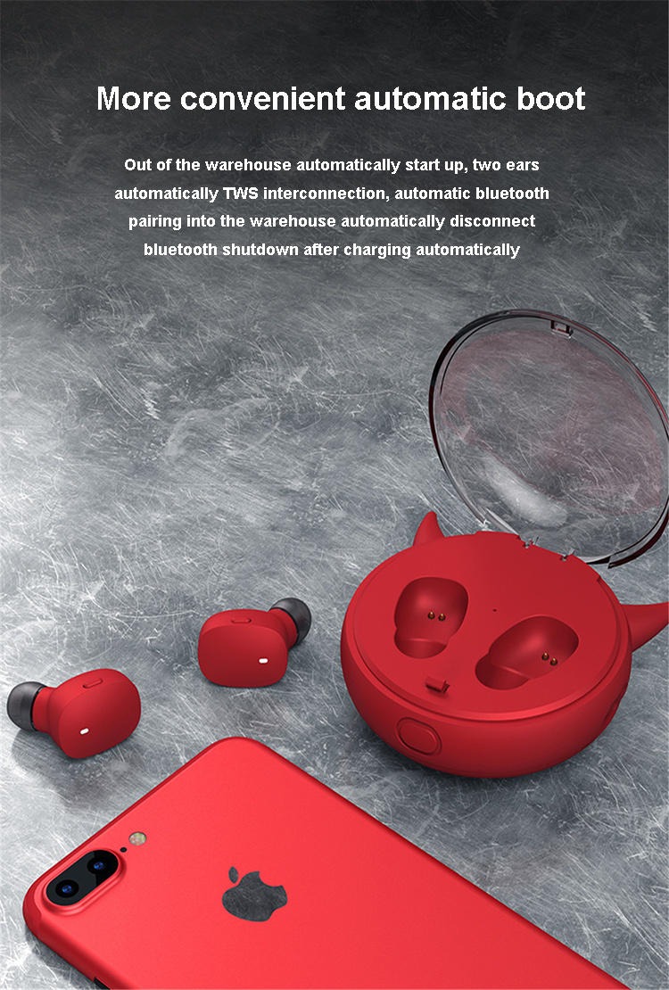 Original 5.0 Tws Headset Earbuds True Wireless Headphones Bluetooth Earphones