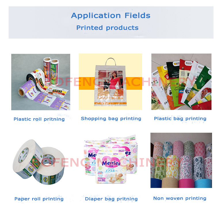 Six Color High Speed Tissue Paper Flexo/Flexographic Printing Machine with Full Configuration.
