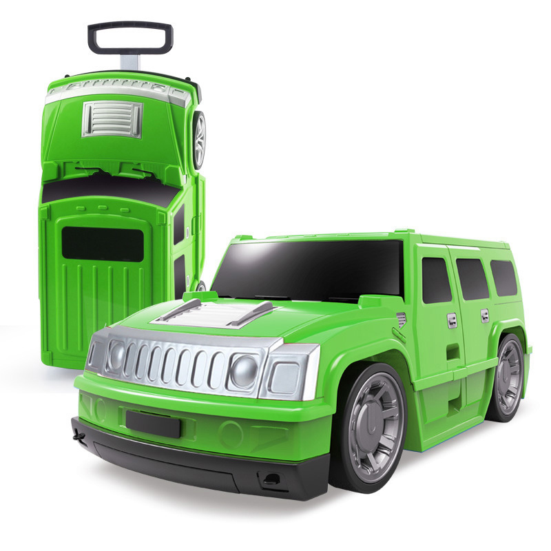 Fashion Student Car Suitcase Children's Cartoon Toy Trolley Kid's Luggage