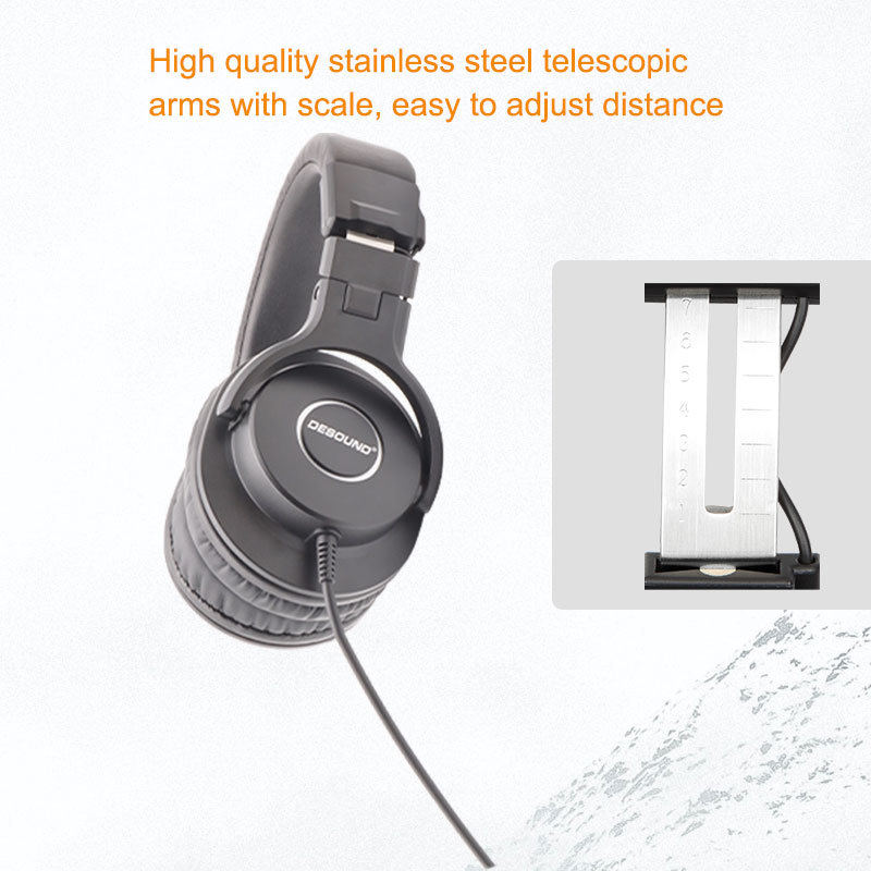 Precise Closed Cavity Structure Headphone Wired Professional Monitor Headphone
