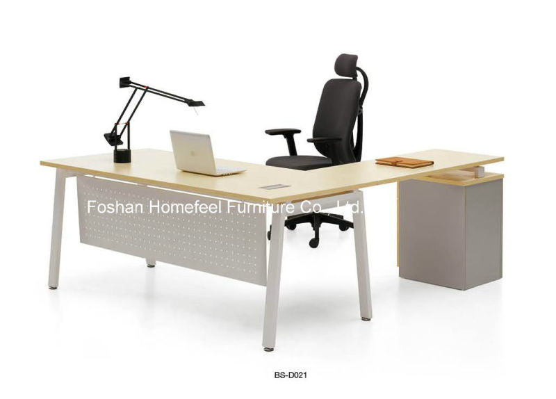 One-Step Office Furniture Solution Cheap Price Manager Desk (HF-BSC01)