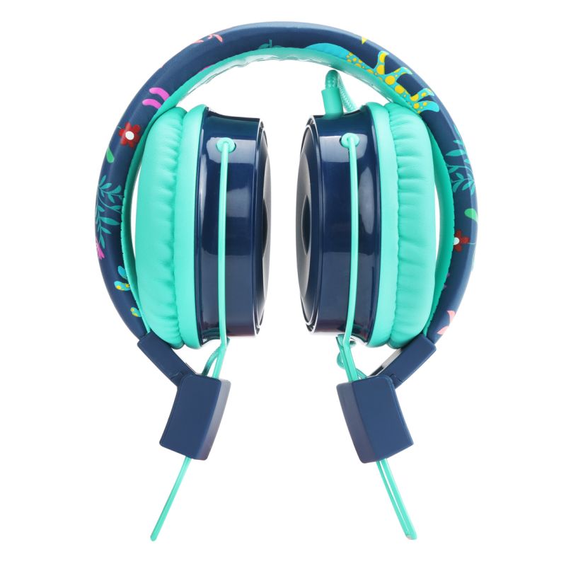 Global Crown High Quality Stereo Bass Foldable Portable Kids Music Headphones with Microphone