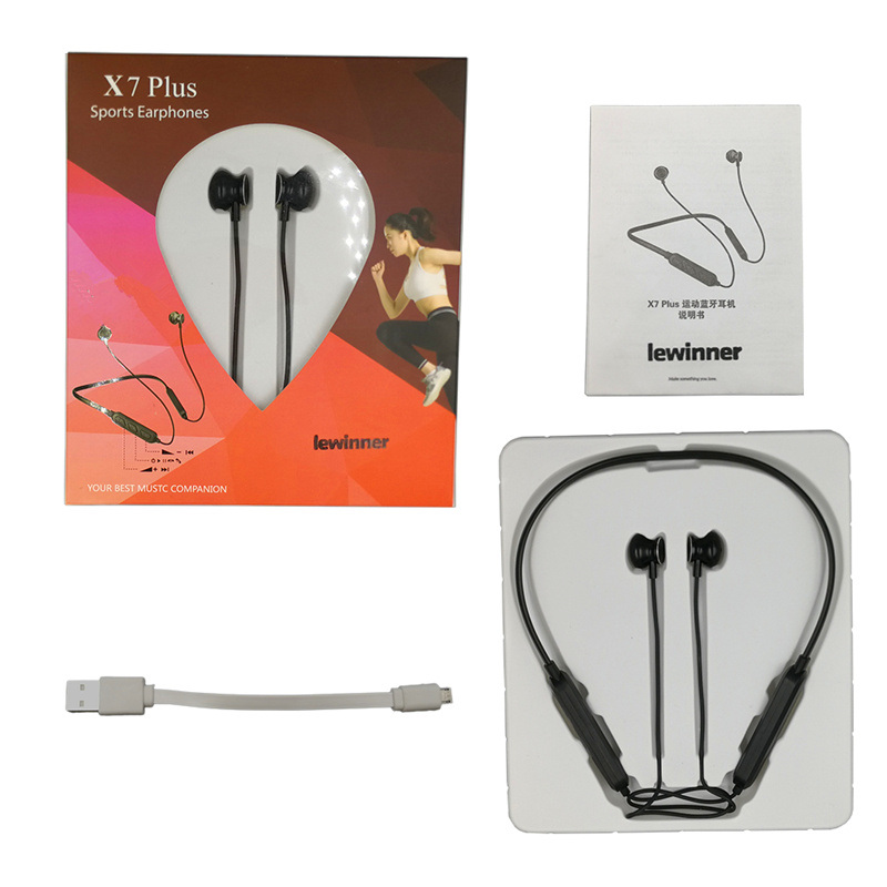 Magnetic Wireless Headphone Metal Bluetooth Headset Earphone for iPhone