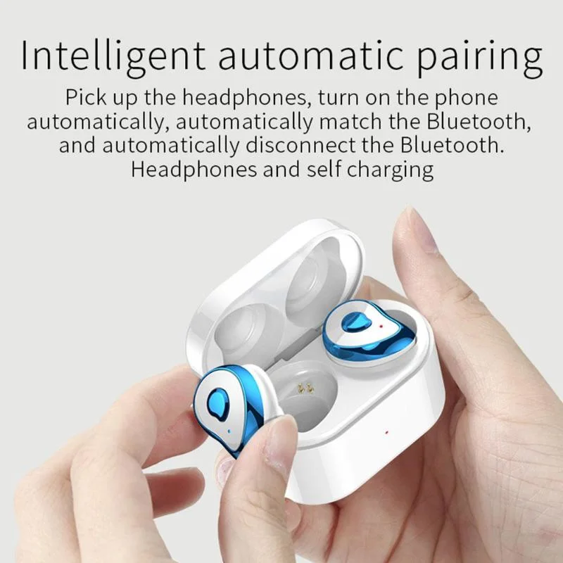 Bluetooth 5.0 Tws Bluetooth Earphone 6D Stereo Wireless Earphones Ipx5 Waterproof Earphones 650mAh Headfree Earphones