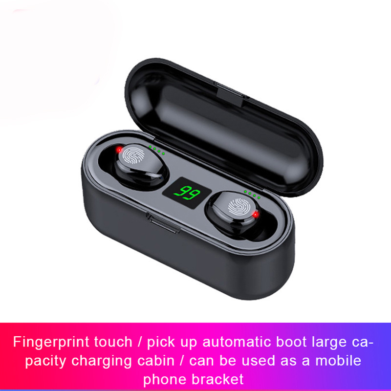 Mini Earphone Earbud Bluetooth Headphone with Mic Headset Headphones