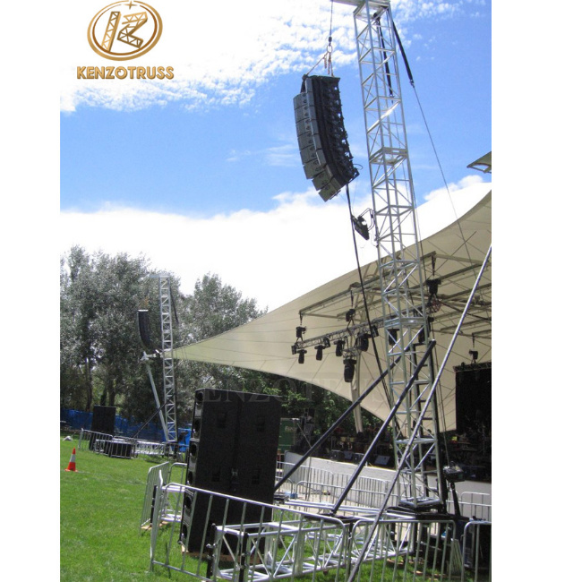 Aluminum Line Array Speaker Truss Tower Stand