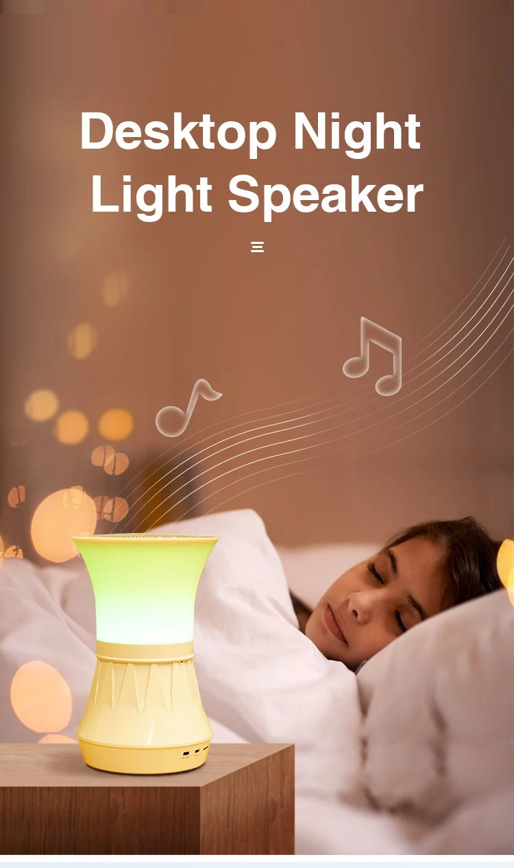 Audio Speaker Leo Charging Professional Wireless Speaker Bluetooth Night Light Speaker for Kids Toy