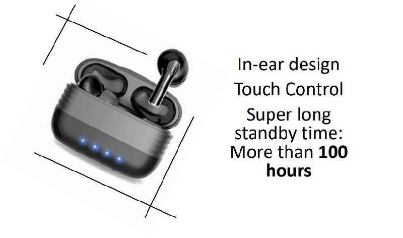 High Quality Wireless Earbuds 5.0 Wireless Headphones with CE