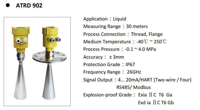 Wave Guided Water Level Sensor for Arduino Radar Level Sensor