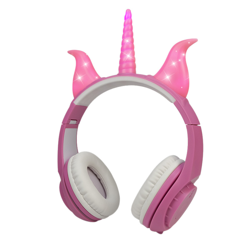 Wholesale Wired Kids Headphone Fancy Folding Headphone for Girls