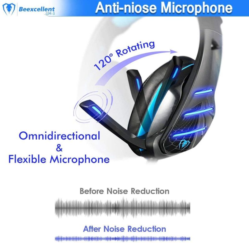 Hot Selling Wireless PC Gaming Headphone Game Headset with Microphone