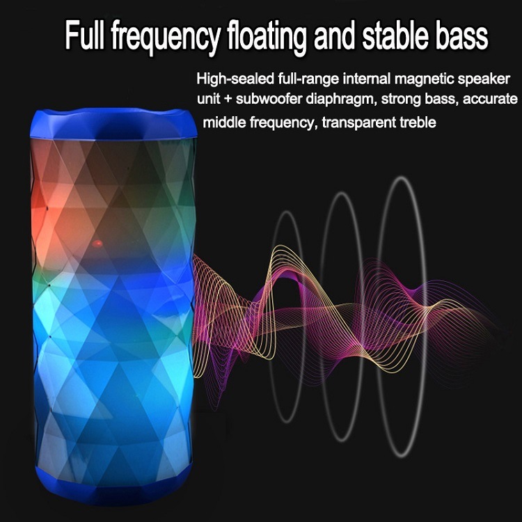 LED Stereo Bass Boombox Subwoofer USB 3D Surround Bluetooth Speaker