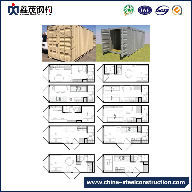 Low Cost Container Living House Dormitory for Student