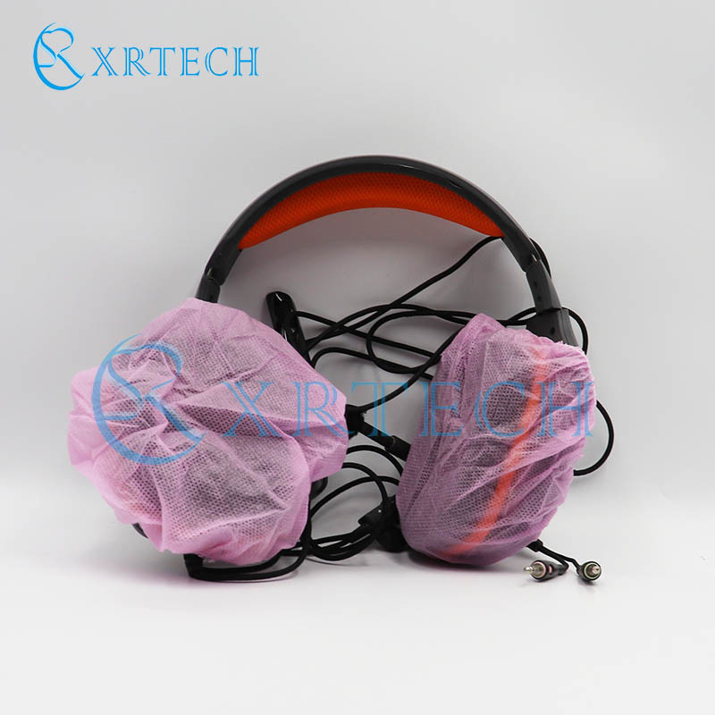 Disposable Sanitary Stretch Fabric Covers for Headphone/Earphone/Headsets