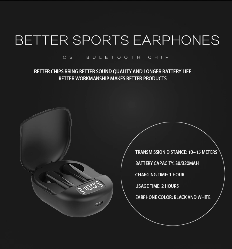 Bt 64 Earphone Wireless Bluetooth Earbuds Tws Earphone
